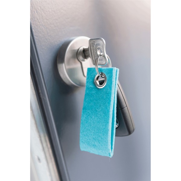 Key Ring Felt - Turquoise