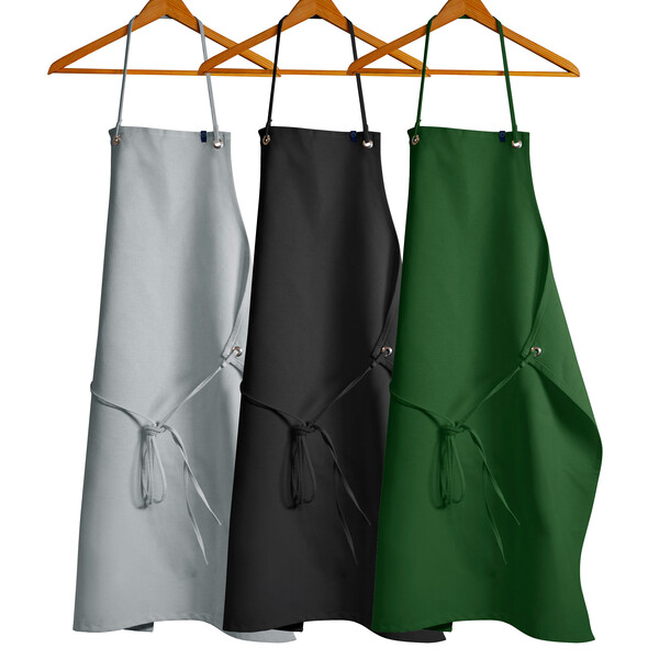 Tablier coton bio 220g EUROCOOK - gris