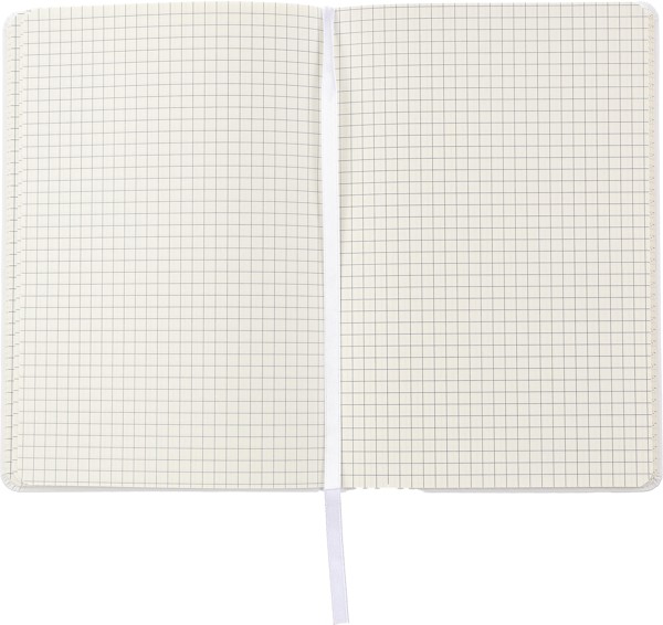 Notitieboek Bradley | Gerecycled PU | A5 | Geruit - wit
