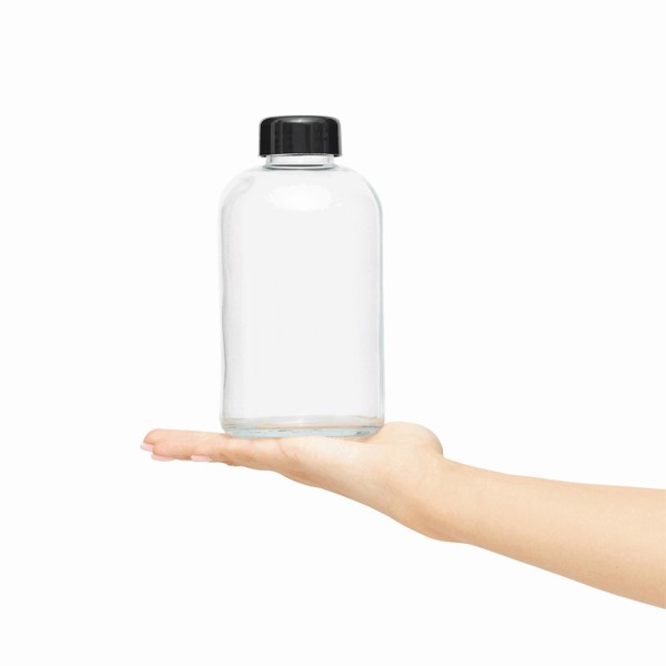 Glas-Trinkflasche Drink Healthy