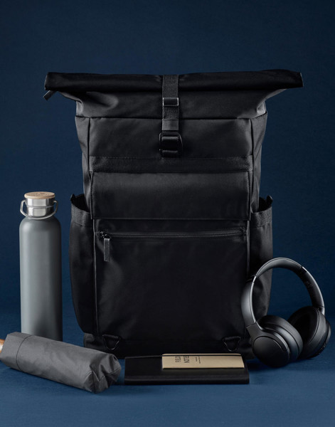Axis Roll-Top Backpack - Black / ONE SIZE