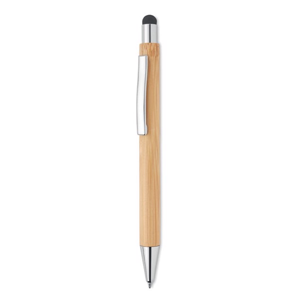 Bamboo stylus pen blue ink Bayba