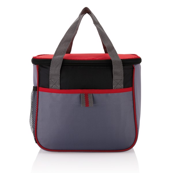 Hladilna torba Xd Collection, 210D poliester, 6L - Rdeča / siva