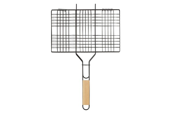 Barbecue Grill rechteckig - Holz
