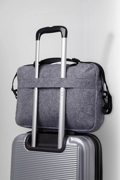 Rpet Felt Document Bag Refelt Docu - Grey