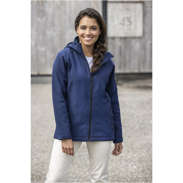 Notus wattierte Softshell Damenjacke - schwarz / XS