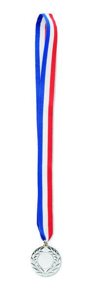 Medaglia diametro 5 cm Winner - Argento Opaco