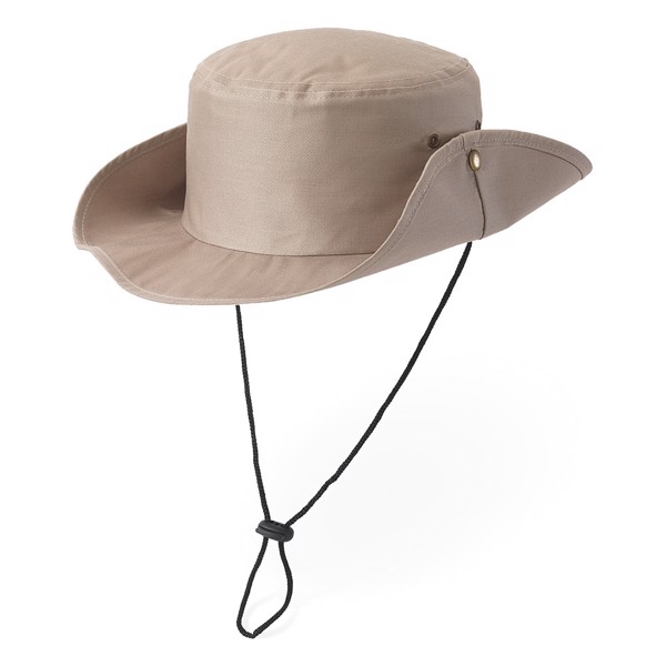 BLASS. 100% polyester safari hat (160 g/m²) - Beige