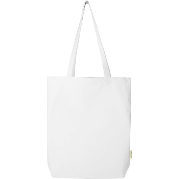 Odisha 270 g/m² OCS biologisch katoenen draagtas 10L - Wit