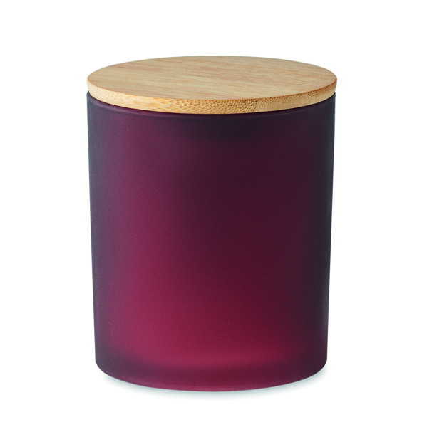 Bougie en cire végétale 280 gr Keops Large - Bordeaux