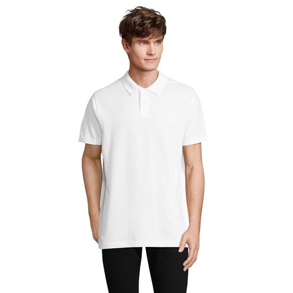 PULSE UNISEX POLO - White / 3XL
