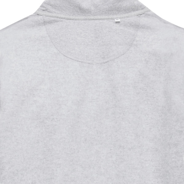 Mikina na zips s kapucňou Iqoniq Abisko z recykl. bavlny - Heather Grey / XS