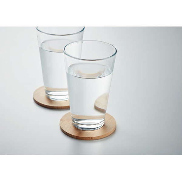 Lot de 6 sous-verres en bambou Bayin Set