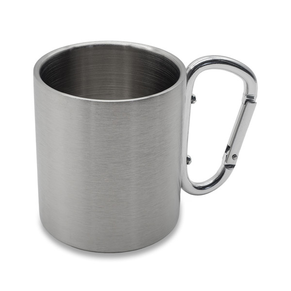 220 ml Denali steel mug - Silver