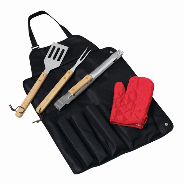 Bbq Apron With Bbq Set Great Bbq