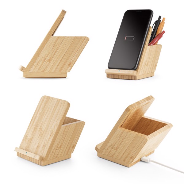 PS - LEAVITT. Bamboo wireless charger