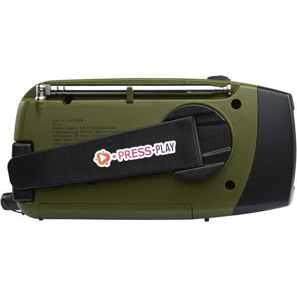 Radio d'urgence en plastique recyclé RCS Avior