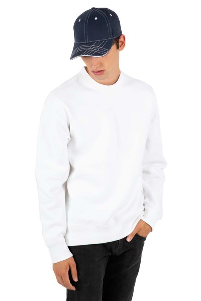 6 Panels Fashion Cap - White / Navy