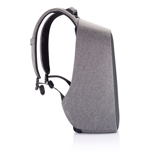 Bobby Hero Regular, Anti-theft backpack - Grey / Black