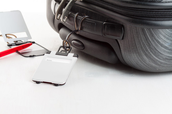 Luggage Tag Glasgow - White