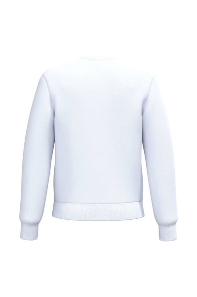 Unisex Basic Round Neck Tubular Sweatshirt - Ideal White / S