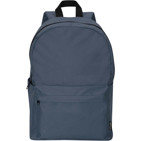 Sac à dos pour ordinateur portable Byron de 16 L et 14" en matériaux recyclés certifiés GRS - Bleu hale