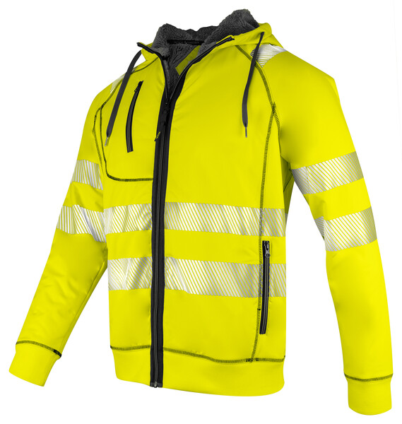 6130 Hoodjacket YELLOW/BLACK L