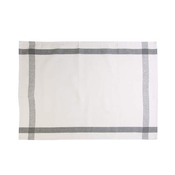 Cotton Dishcloth/Tea Towel, 45 X 65 Cm - Grey