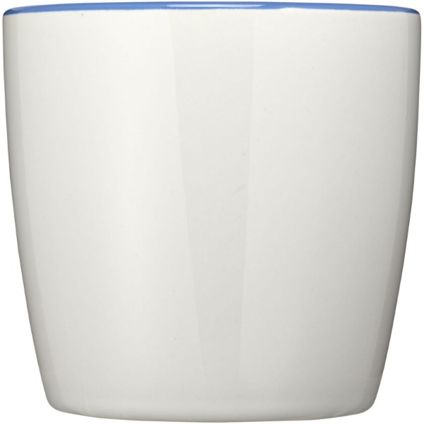 Keramična skodelica Aztec 340 ml - Bela / kraljeva modra