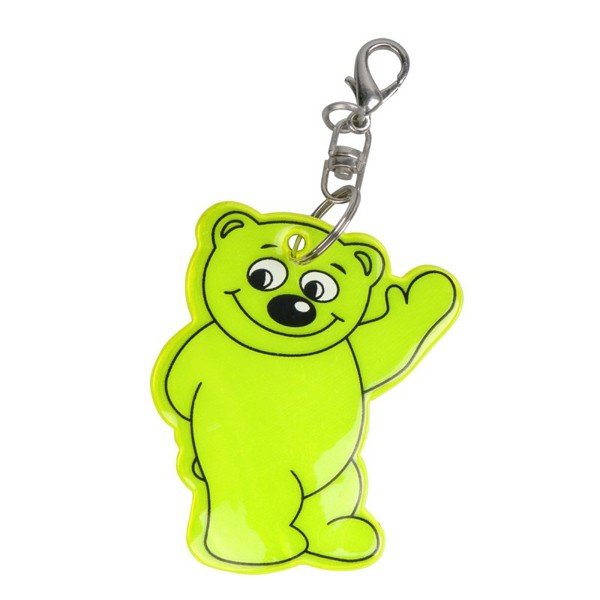 Beary safety keyring - Yellow
