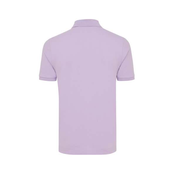 Polo en coton piqué et recyclé Iqoniq Yosemite - Lavender / XXS