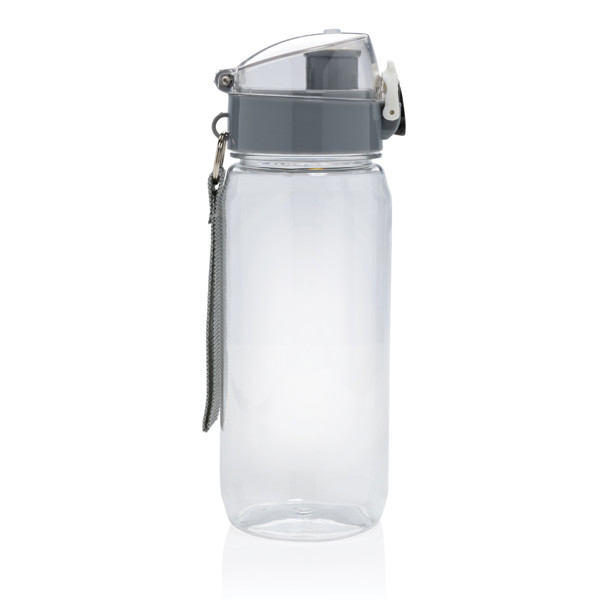 Yide lockable rPET sport bottle, 600ml - Transparent
