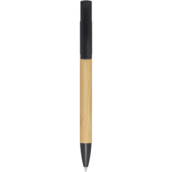 Delfina phone holder pen (black ink) - Solid Black
