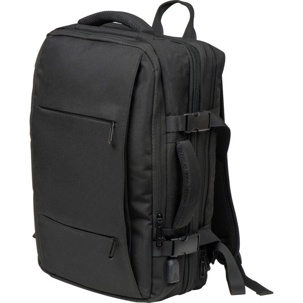 CrisMa travelling backpack KONSTANTY - Black