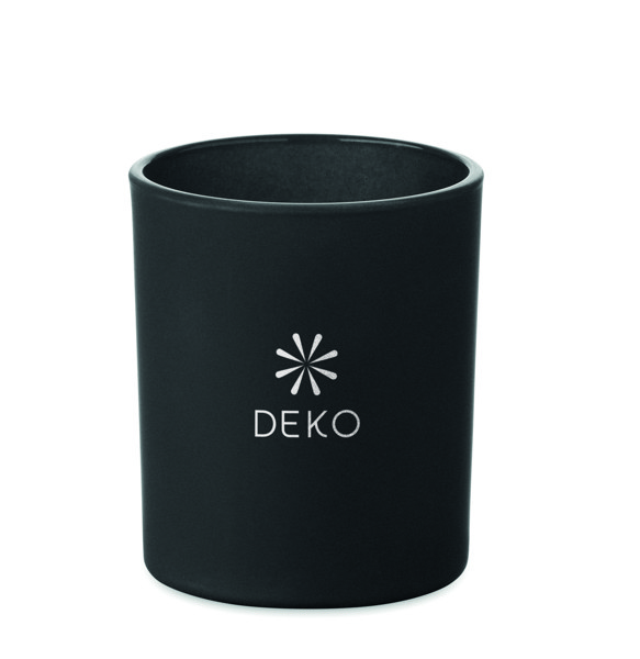 Vela de cera vegetal 80 gr Kivas Wood - Preto