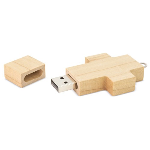 USB CRUZ DE BAMBÚ 32GB