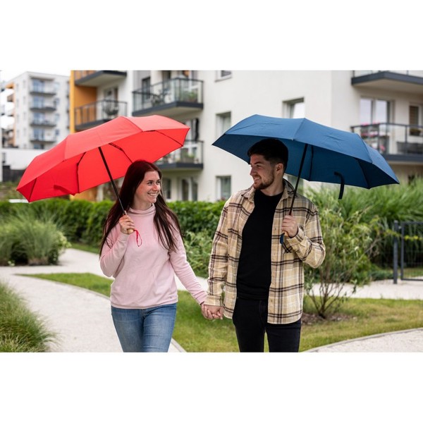 RPET automatic umbrella, foldable | Nell - white