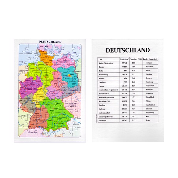 Puzzle "Deutschland Und Seine Nachbarn"