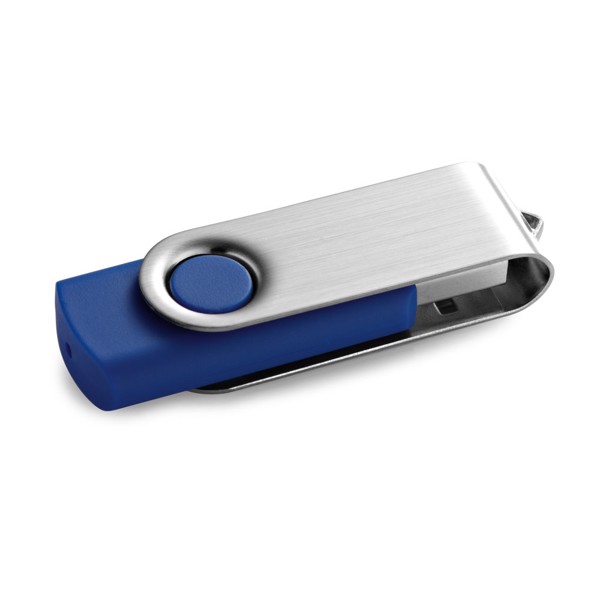 CLAUDIUS 8GB. Chiavetta USB da 8 GB con clip in metallo - Blu