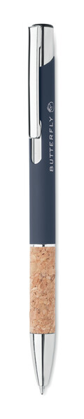 Stylo en aluminium encre bleue Veria - Bleu