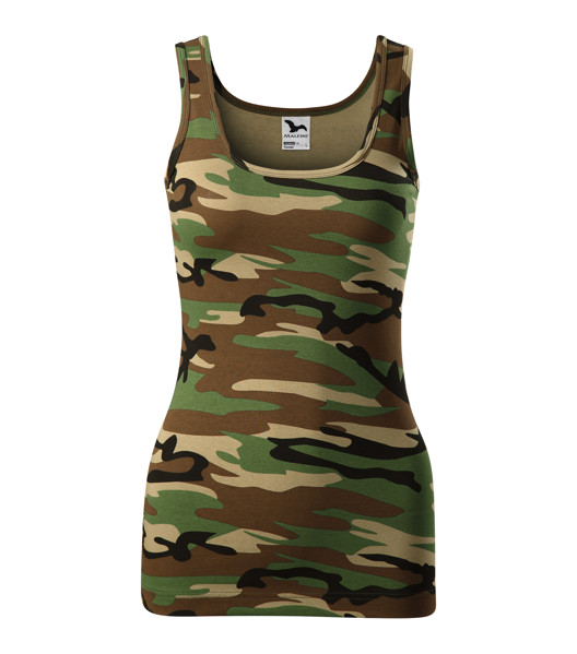 Tílko Dámské Malfini® Camo Triumph - Camouflage Brown / XS