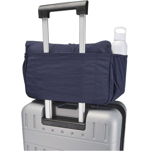 Calli 13" GRS recycled nylon laptop messenger bag - Navy