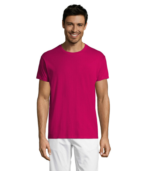 REGENT T-shirt unissex 150g - FuchsiaM