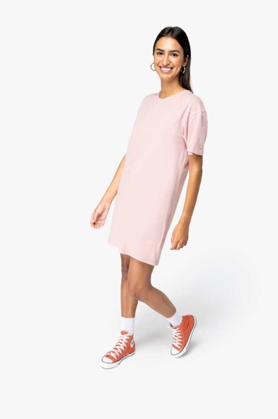T-Shirt Dress - Washed Petal Rose / M