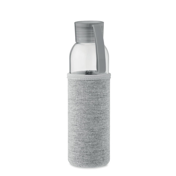 Recycled glass bottle 500 ml Ebor - Grey