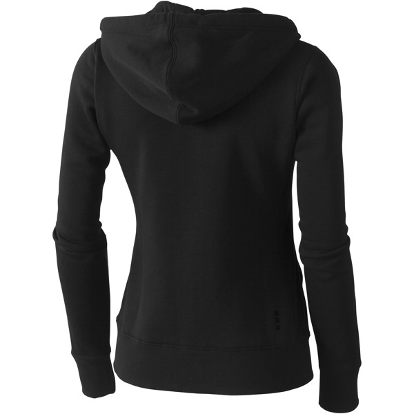 Arora women's full zip hoodie - Solid black / L