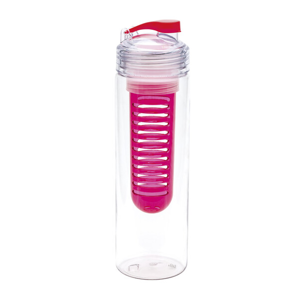 Bouteille avec infuseur à fruits JOLIETTA - rouge