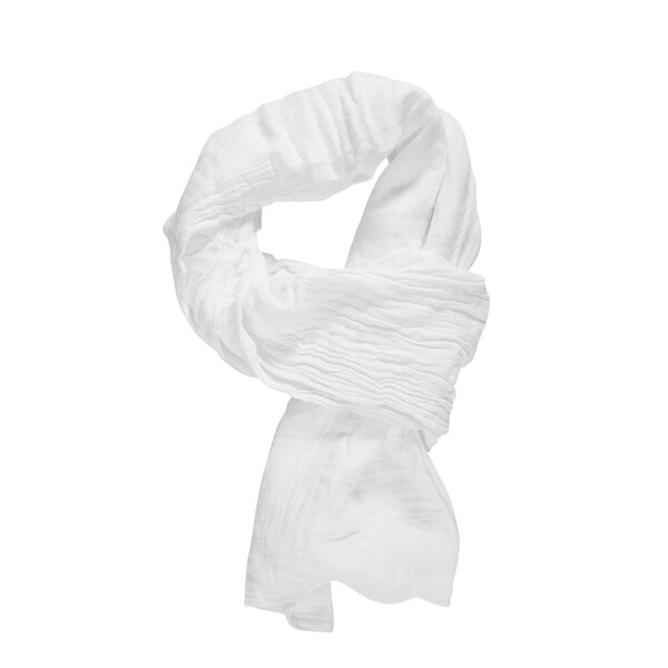 Chèche coton 110g MORGAN - blanc