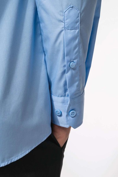 Men's Long-Sleeved Pilot Shirt - White / S