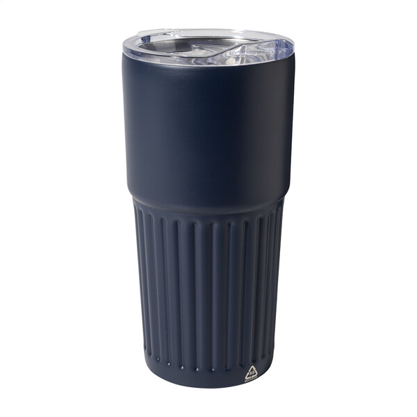 Mug thermos Streaky Tall - Bleu Foncé